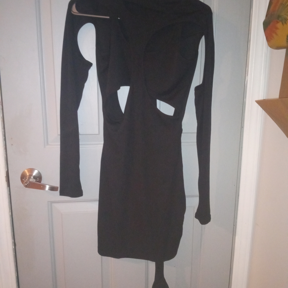 Black Cut-Out Dress